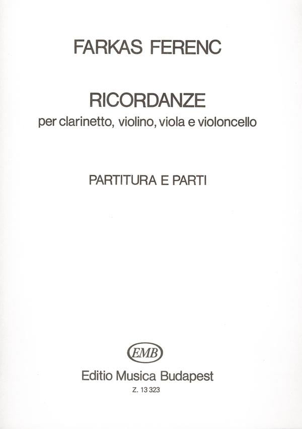 Ricordanze per clarinetto, violino, viola e viol